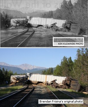 Plagiarised photo comparison